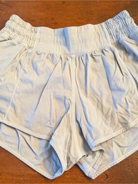 lululemon athletica Light Gray Women's Athletic Shorts